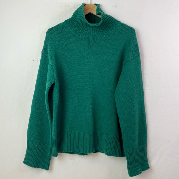 Alex Mill Green Turtleneck Sweater - Picture 2 of 16
